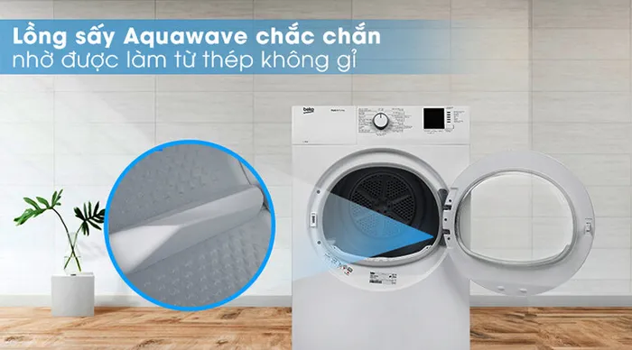 Máy sấy quần áo beko rất phổ biến ở Châu Âu 